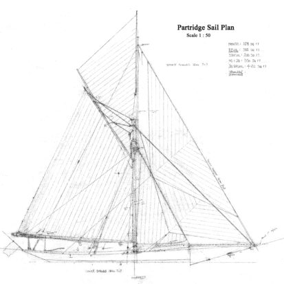 Partridge 1885 Sail Plan